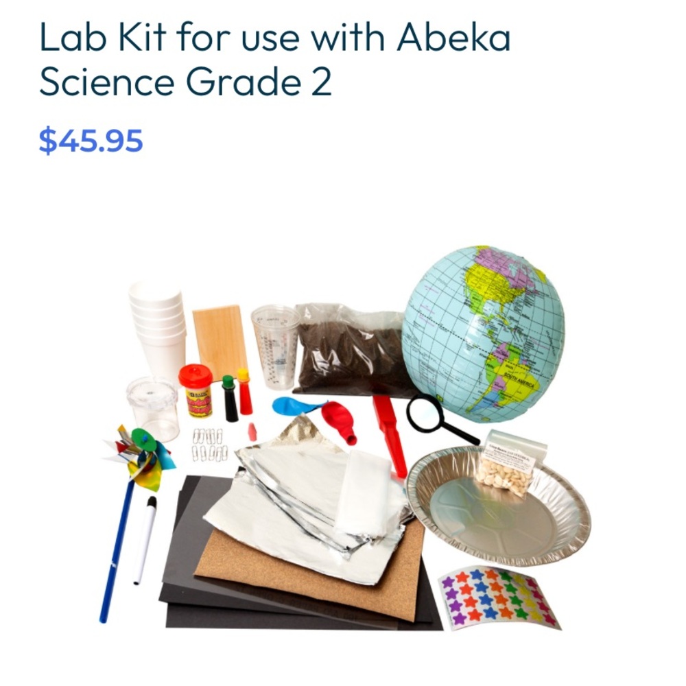 Home Science Tools Grade 2 Lab Kit for Abeka 2nd Grade Science